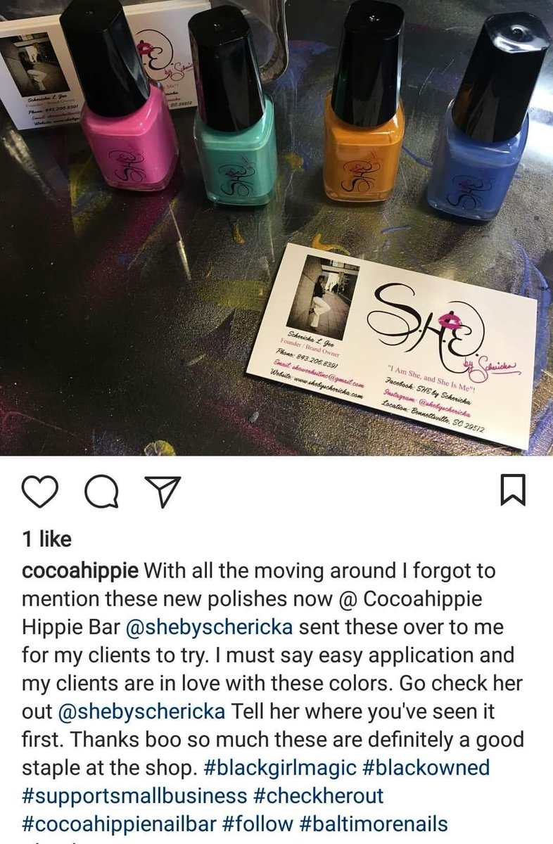 SheBySchericka's tweet photo. #SHE nail polish.... link up! https://t.co/Dgy1KB47hL
