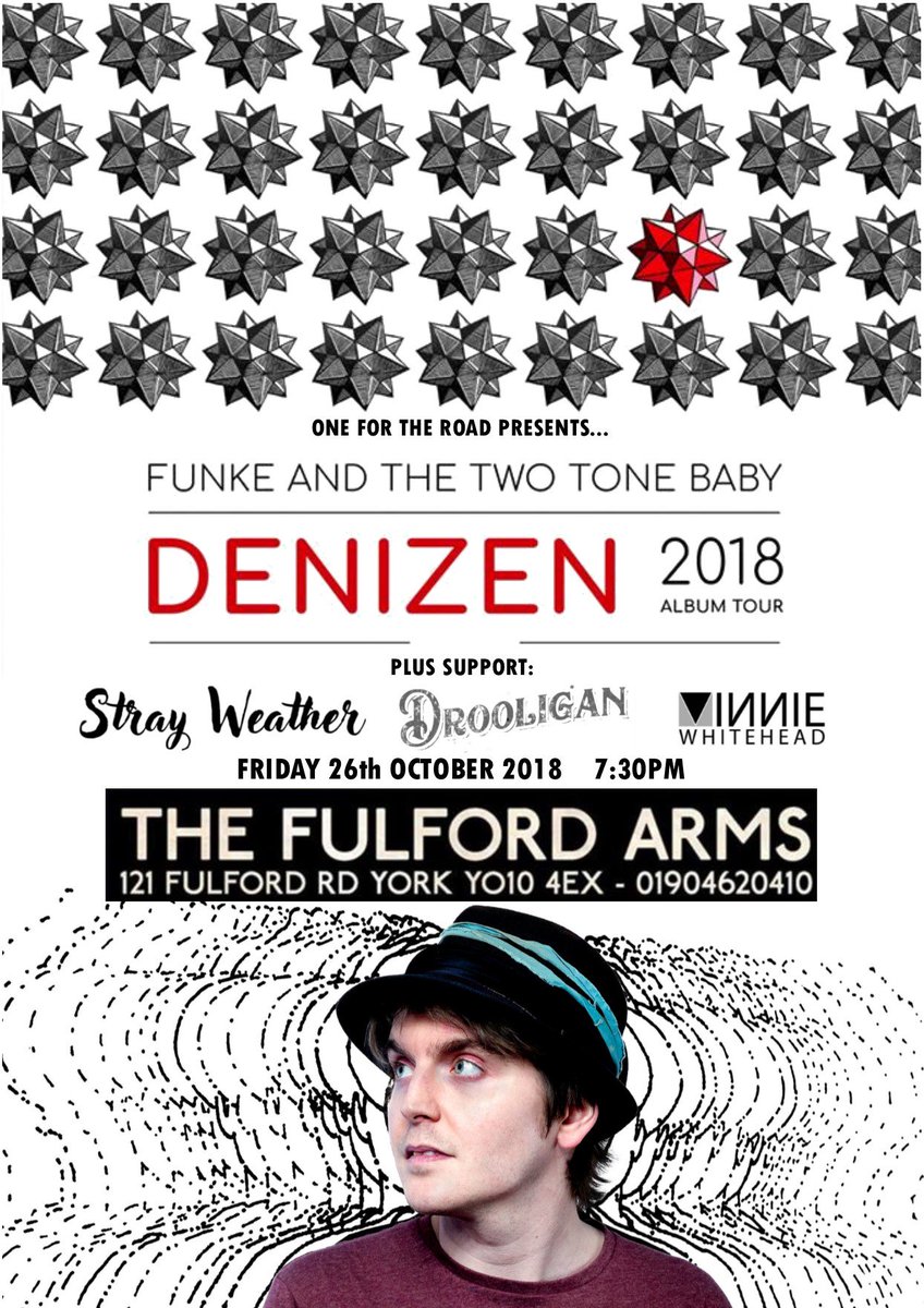 1fortheroaddiy's tweet photo. It's the last Friday of the month, which is what most people would call PAYDAY! Why not celebrate your nice full bank account by buying a ticket to see the wonderful @funke2tonebaby in York on on 26/10. (Which, funnily enough, is next payday!)

Tix here: https://t.co/F343JBYLbV https://t.co/EKETx3dWy1