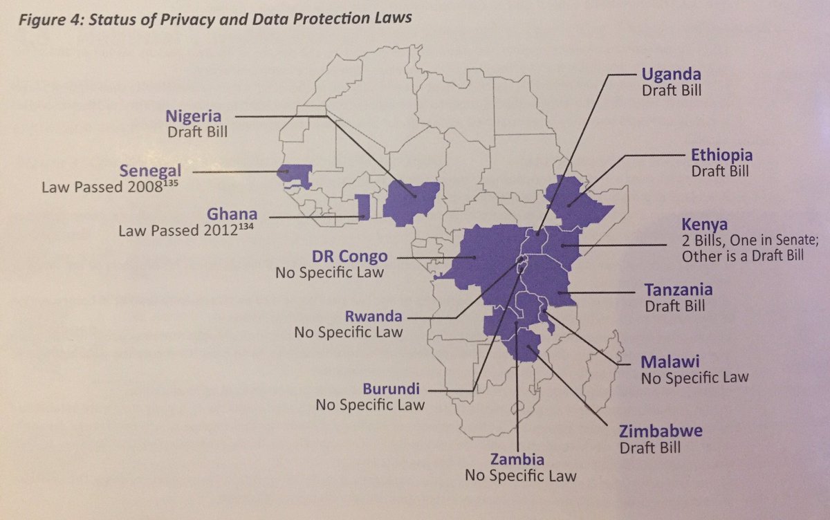 AnnaKompanek's tweet photo. Great info on the state of privacy & data protection in several diverse African countries! @cipesaug launched its annual #StateOfInternetFreedom in #Africa report 2018 today in #Accra #Ghana #FIFAfrica18 #InternetFreedomAfrica @OpenNetGlobal @CIPEAfrica https://t.co/VEaZ0sbU6Z