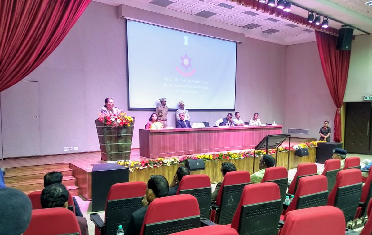 BPRDIndia's tweet photo. Watch National Conference of Heads of Police Training Institutions #live at CAPT Bhopal.

https://t.co/lREzFS7NYU https://t.co/zHmHd3dKsD