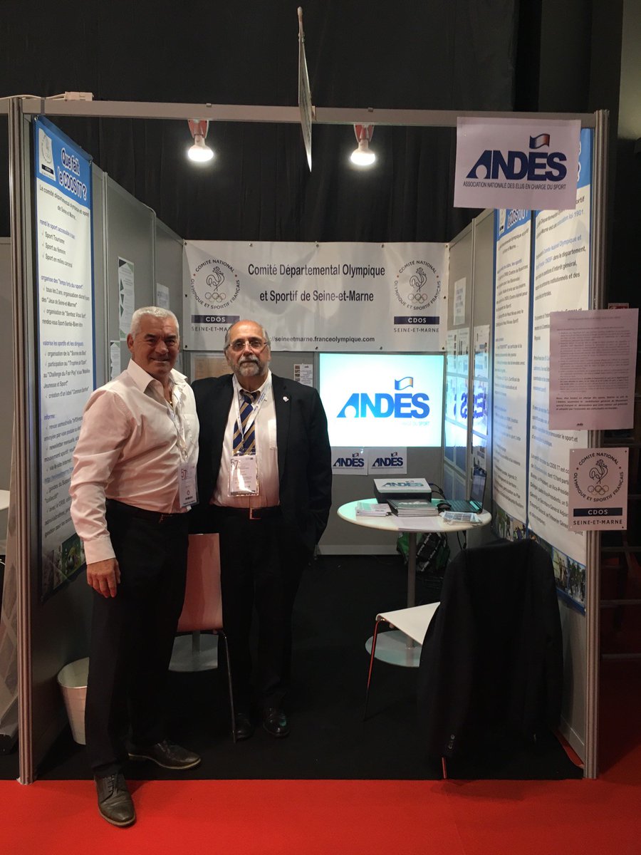 ReseauAndes's tweet photo. M. Noel Boursin, référent départemental 77 @ReseauAndes vous attend au salon des maires de Seine-et-Marne en lien avec #cdos77 @FranceOlympique https://t.co/Dki4yvxSP4