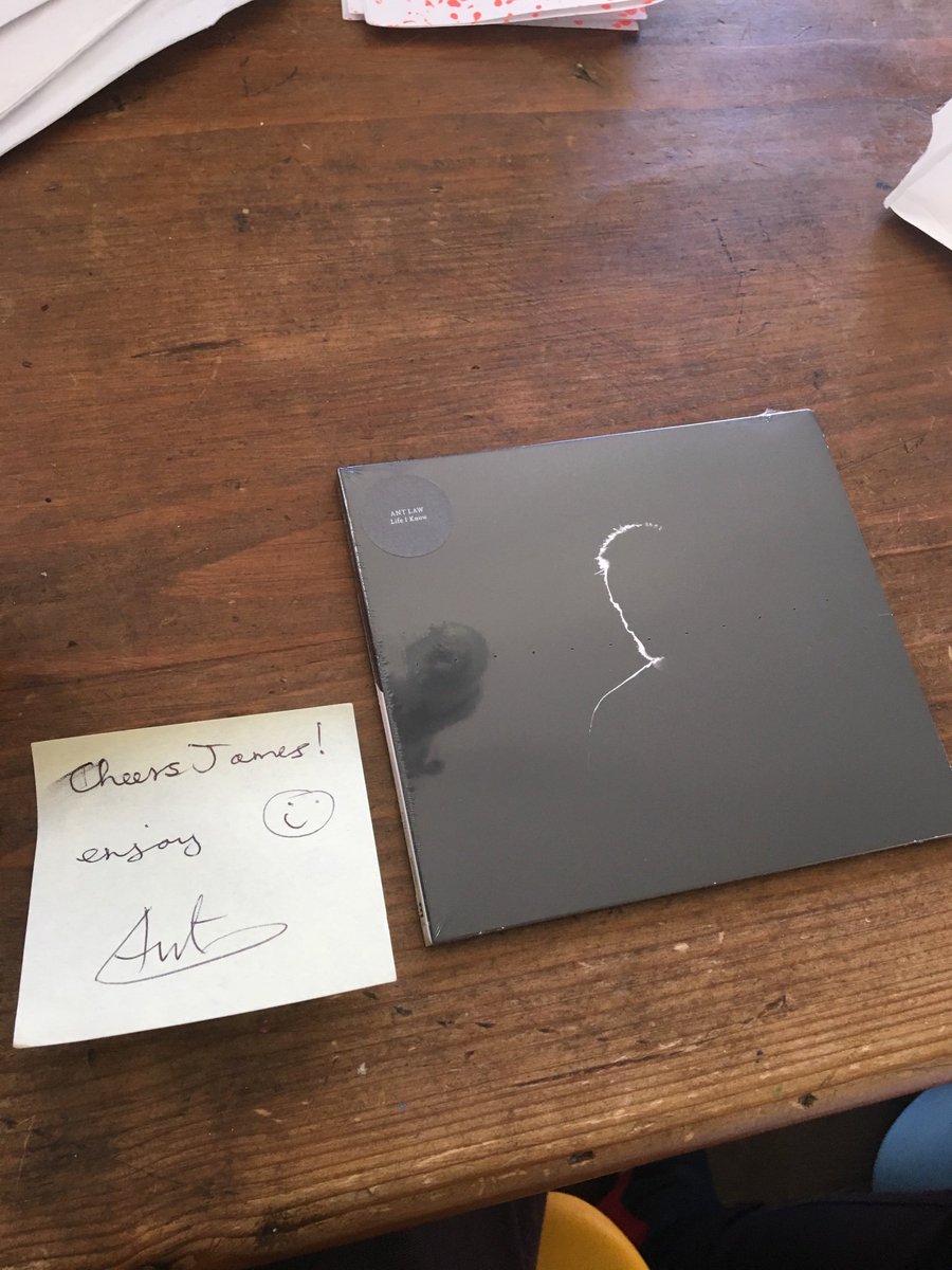 JamesGirling5's tweet image. Came home to this in the post from @AntLawGuitar. Thanks Ant! Can’t wait to hear the new album #editionrecords