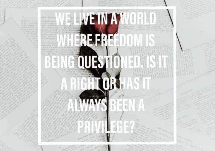 D_FREElosophers's tweet photo. Is it a RIGHT or has it always been a PRIVILEGE? π§
What do you think? Please RT and follow our account for more! β¨
Thank you β€οΈ
#freedompamore https://t.co/j38SduUlqI