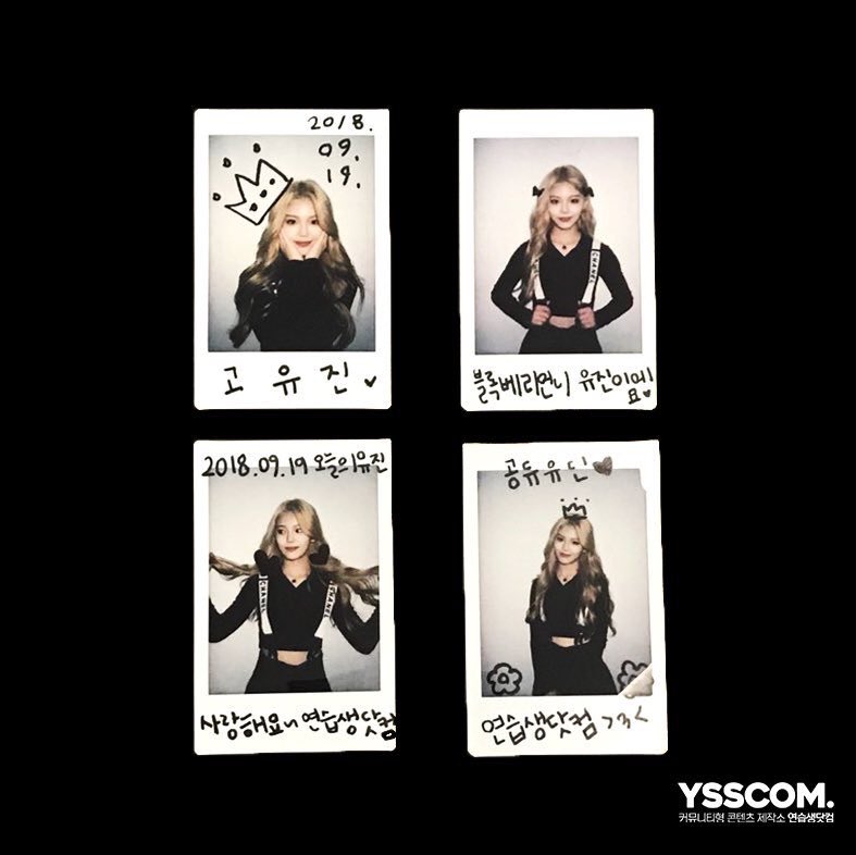 ysscom_global's tweet photo. 📢<#Produce48 #GoYuJin Polaroid Event> 
Go to YSS TV page (https://t.co/f7xfOrny2w?…)click  blackberry GoYuJin [YSS_QnA][연생연답] content and leave a review message⚡️4 of you can get autographed Polaroid🎁 Follow YSS channel can get higher chance❤️ (~10/1) 
#고유진 https://t.co/NM2RSYFpGA