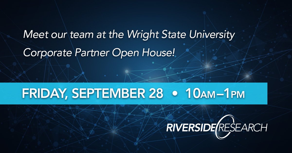 RiversideRsch's tweet photo. Learn about our career opportunities at the @wrightstate Corporate Partner Open House today! https://t.co/GzNFPd55Sy