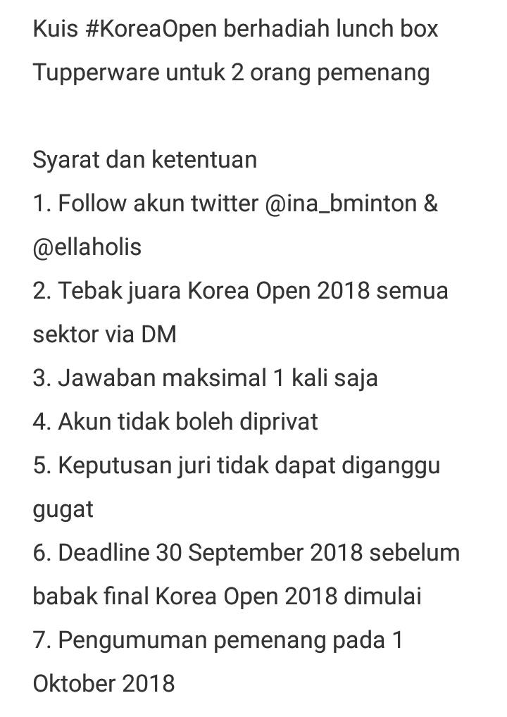 Indonesia Badminton tweet media