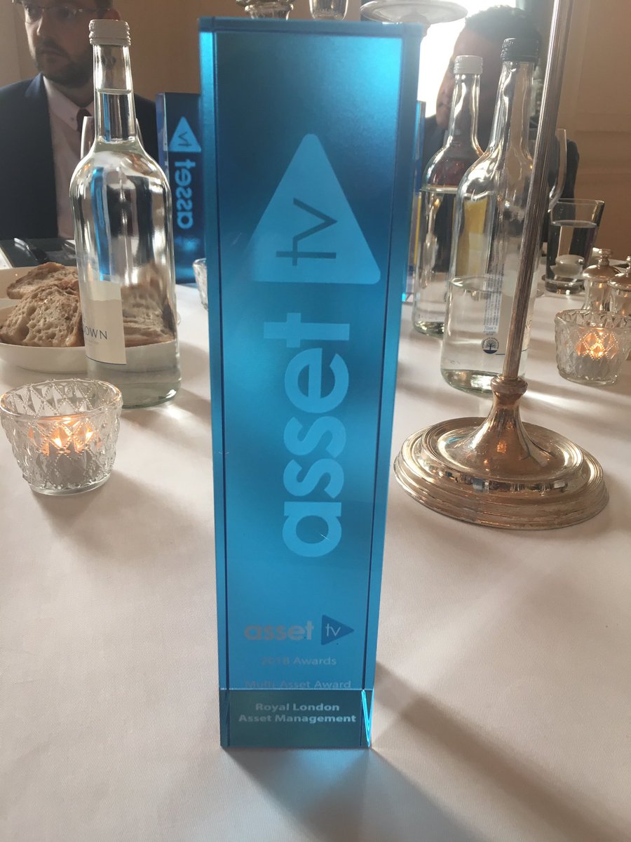 RLAM_UK's tweet photo. Delighted to have won today at the Asset TV awards 2018 the @assettv award for best multi asset masterclass. @RLAM_UK. https://t.co/c1jgJoxn0q