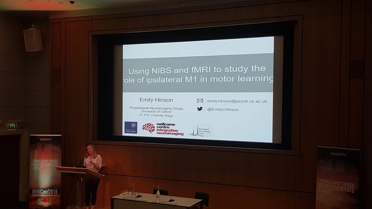 EmilyLHinson's tweet photo. Celebrated my 26th birthday by giving my very first conference talk!
Thanks @BrainBox_Init for giving me the chance to present some science at #BBIConf2018! A stressful, but rewarding birthday present... 🎂 https://t.co/CWdaaXyb5A