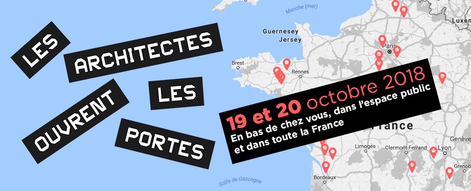 #Jnarchi : Pour la 5e année, les architectes (#teamarchi) ouvrent simultanément les portes de l'#architecture au grand public en France métropolitaine et Outre-mer📍vendredi 19 et samedi 20 octobre.