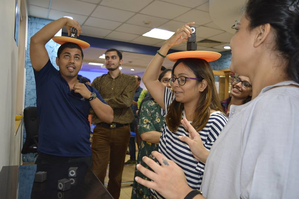 TOTHENEW's tweet photo. One minute is all they had to win it - Newers had a great fun with #MinuteToWinIt games. Enjoy the pics #throwbackthursday #Nutstacker #stackattack #onthehook #thisblows #Tiltacup https://t.co/jyP618HVxh