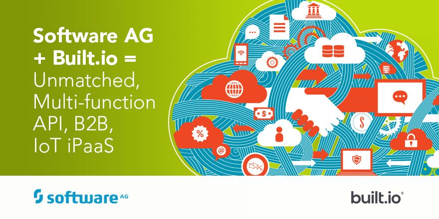 Excited to share big NEWS! <a href="/SoftwareAG/">Software AG</a> has acquired <a href="/Builtio/">Built.io</a>. Built.io's Flow + #SoftwareAG´s leading iPaaS, IoT, API Management &amp; B2B capabilities uniquely delivers a comprehensive integration offering that is unmatched in the market. bit.ly/2NK32Ku