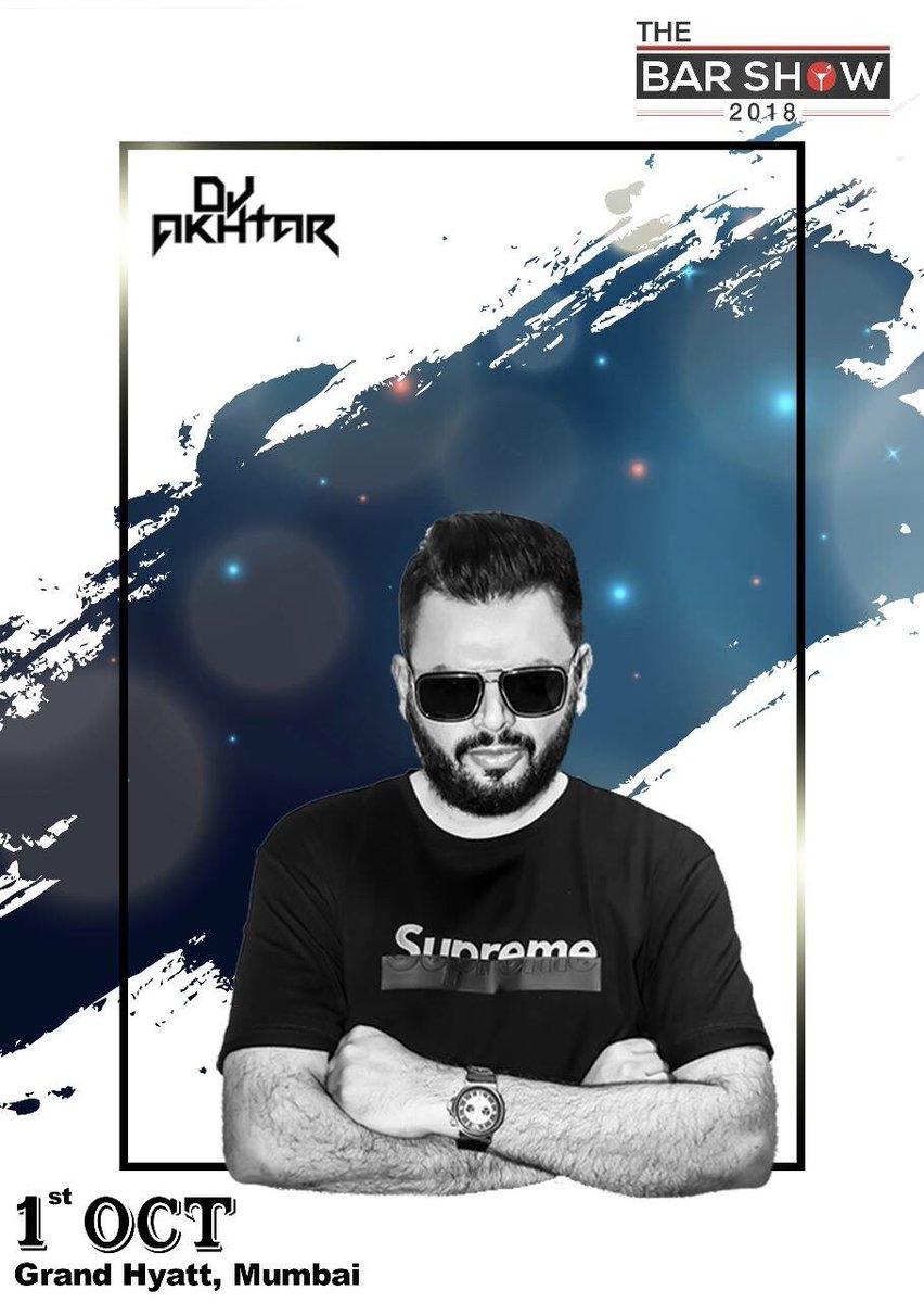 TheBarShow2018's tweet photo. Here's an opportunity to meet India’s Legendary artist, the King of Bollywood and our very own absolute favourite Dj Akhtar The One &amp; Only! Witness his mesmerising music at The Bar Show 2018, Grand Hyatt, Mumbai.

#TheBarShow2018 #TheBarShow3.0 #TheWeddingBartenders https://t.co/GfMb0kDDCN