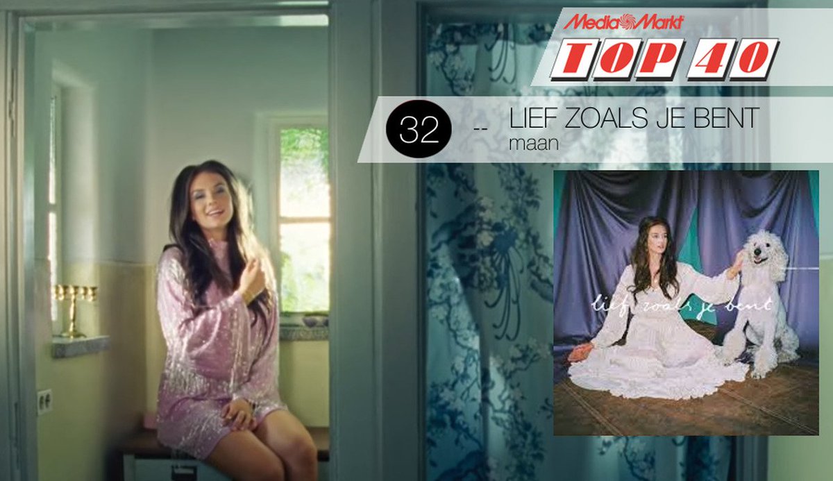 Met Lief Zoals Je Bent scoort @maan niet alleen haar vijfde hit in de Media Markt Top 40 maar ook de hoogste nieuwe > top40.nl/maan-10/lief-z… #nltop40