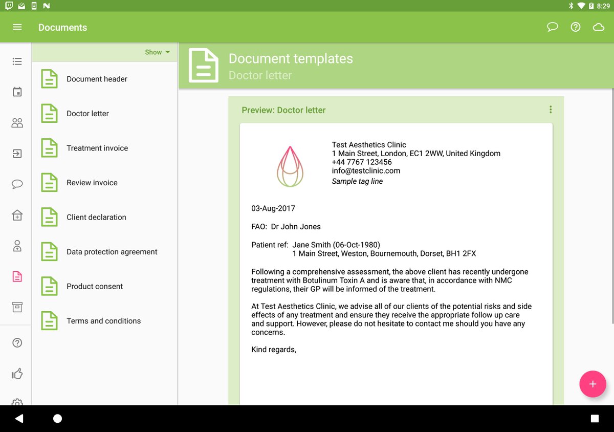 iReviveSoftware's tweet image. Create customised documents such as invoices, letters, declarations &amp;amp; agreements with iRevive. goo.gl/nCfU1r #aesthetics