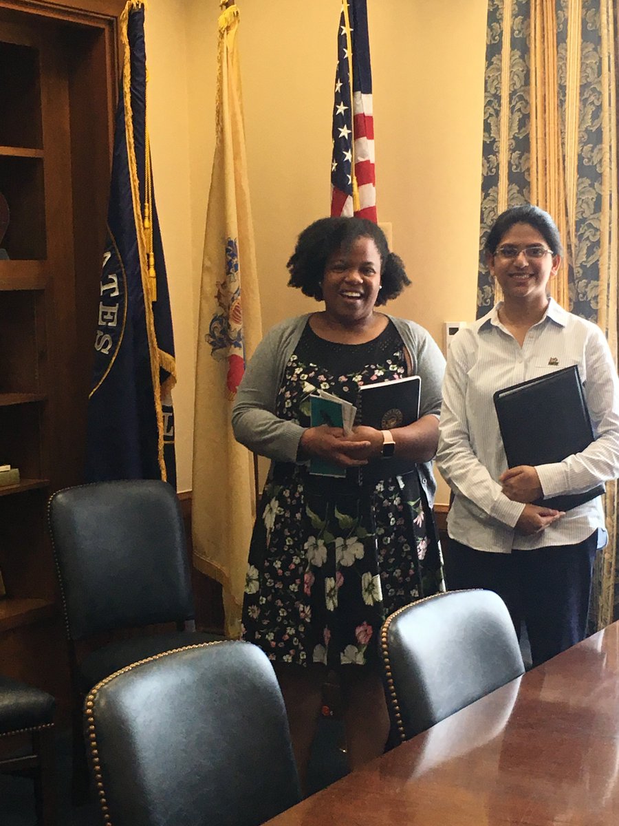 We were proudly represented in Washington, D.C. this summer by Anisha, who was even able to meet <a href="/CoryBooker/">Cory Booker</a> - tinyurl.com/anisha-DC