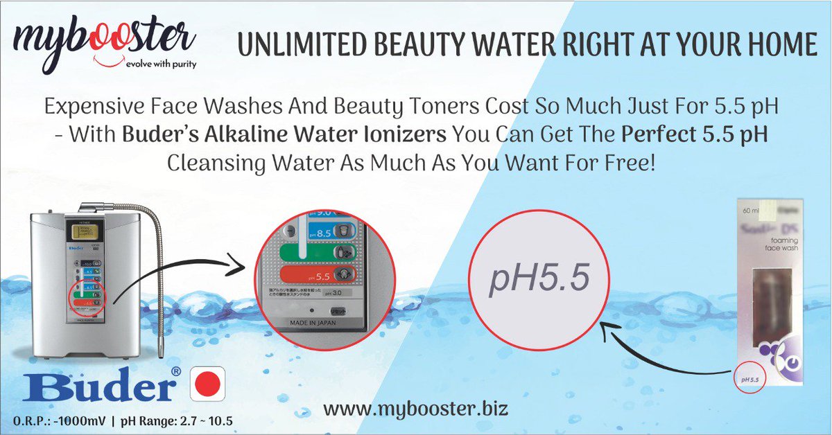 MyBoosterOff's tweet photo. Buder Alkaline Water Ionizer: The All-In-One Solution for Your Health & Well Being which gives you unlimited Beauty Water right at Home
#beautiful_face #face_wash #beauty_effects #face_cleanser
https://t.co/ckkt1jx3Xf https://t.co/aZqd01DUh5
