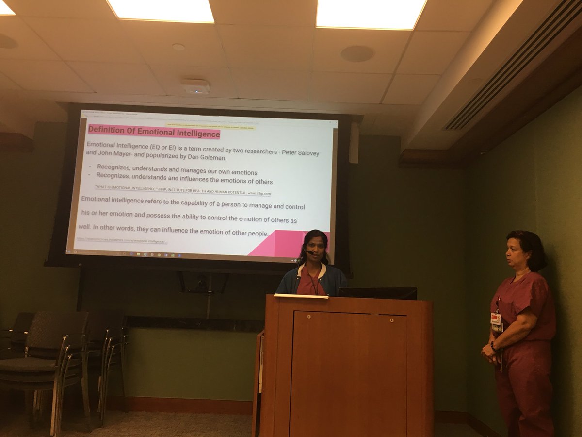 nas9096's tweet photo. Incredible Presentation by MSCHPACU Nurses Jackie Yeosock RN, CPN &amp; Kamila Sahadeo RN,CPN!#clinicalladder #Emotionalintelligence #Engagement #teambuilding # Periop!!!🎈🎉💥🏅🌟🎊 https://t.co/Zt3HQkSKaO