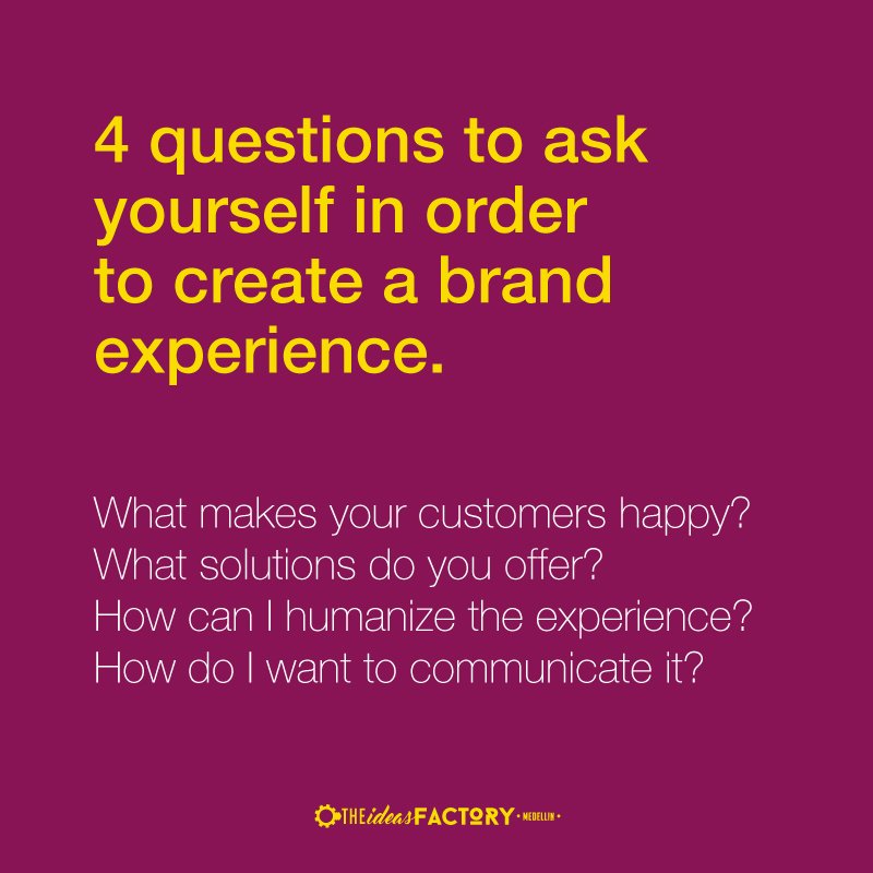 TIFmedellin's tweet photo. 💥 4 questions and 4 answers that will change the life of your brand 💥

#LoveMarketing #LoveInbound #Mercadeo #Marketing #MarketingDigital #InboundMarketing #Tendencias #Medellín #TIFAgencia #LoveMarketing #Enamora #Love https://t.co/x788t63Hew