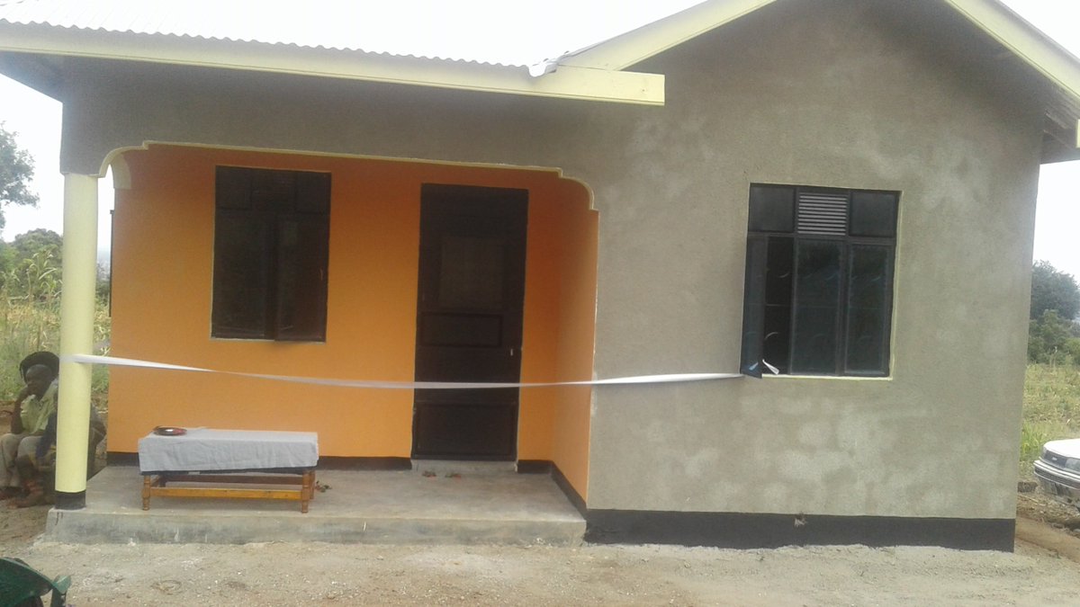 TAWREF_official's tweet photo. TAWREF handed over this beautiful home to the family of Jackson Johnson   Kanza in Sango, Moshi District Council. Jackson who is an orphan is in primary school.  It is everyone’s responsibility to help keep children safe.https://t.co/rqy8zIx0I2 https://t.co/pC0bDWP9Xw