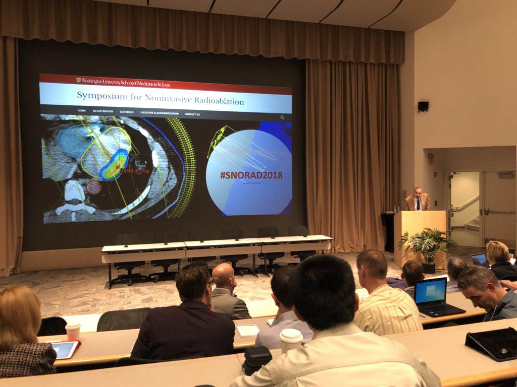 EvanThomas84's tweet image. Beautiful day in STL FOR Dr Hallahan to kick off @SBRT_CR and @DoctorPhillEP ‘s first (hopefully) annual #SNORAD2018 symposium on cardiac radiosurgery - fantastic turnout! #radonc #vtach #VTablation
