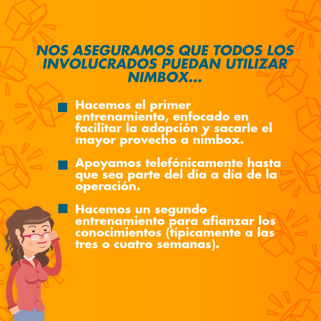 nimbox's tweet photo. No se trata de instalar... se trata de que todos nuestros usuarios utilicen las herramientas a un 100% y le saquen el mayor provecho. Trabajamos diariamente para que #nimbox cubra tus expectativas! 
.
 #NoSomosUnSitemaAdministrativo #pymes #MásVisibilidad #MenosReportes https://t.co/H728YjilCn