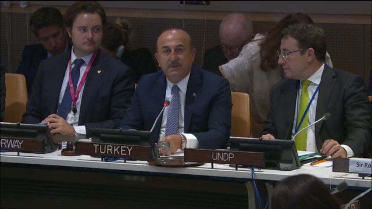 MOTuran's tweet photo. Turkey’s new initiative #SDGImpact Accelerator to focus on #refugees &amp; #LDCs has been announced by Foreign Minister @MevlutCavusoglu at an event co-hosted by #Turkey, #UNDP &amp; #Norway during #UNGA73 @IICPSD @UNDP_innovation @ASteiner @undpturkiye @MFATurkey https://t.co/9RixCDObqa