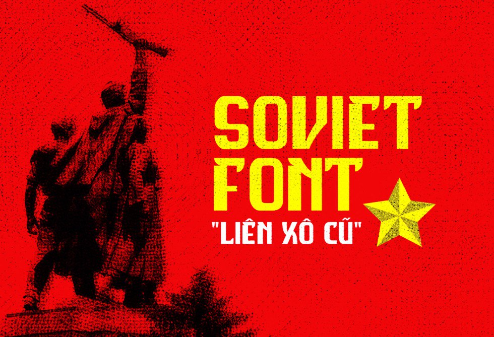 Soviet Font - fontslots.com/soviet-font/