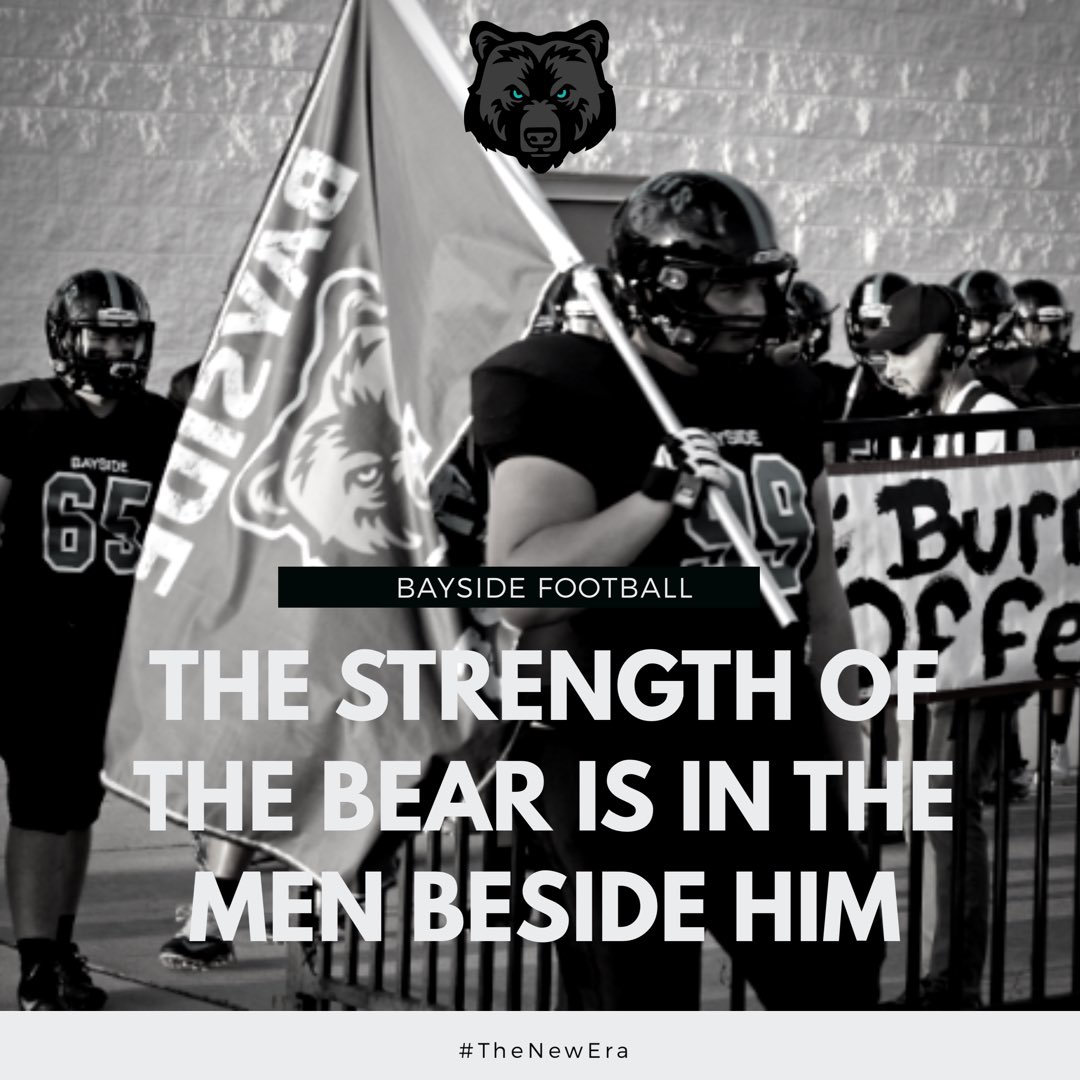 BaysideBears1's tweet photo. #Gameday The strength of the #Bear is in the Men beside him! #BrotherToBrother #Win #1-0 #BeatEG #Beardown @isiahvandwarker @DobbsTony @lbx_pgxl @ZandyJlanier @TahjaiGraham @DontaviousJames @donnie_cullen @ChaseSm67300426 @JacobShoulberg @ssanchez_luis @wavvy_cg8 @jxrdney https://t.co/xknET3ED55