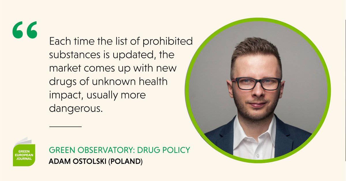 GreenEUJournal's tweet photo. .@AdamOstolski on the unintended consequences of the war on legal highs in Poland. 
Read the rest of our Green Observatory on drugs policy ➡️https://t.co/XkwT33zMhN https://t.co/LvVCcbyU4y
