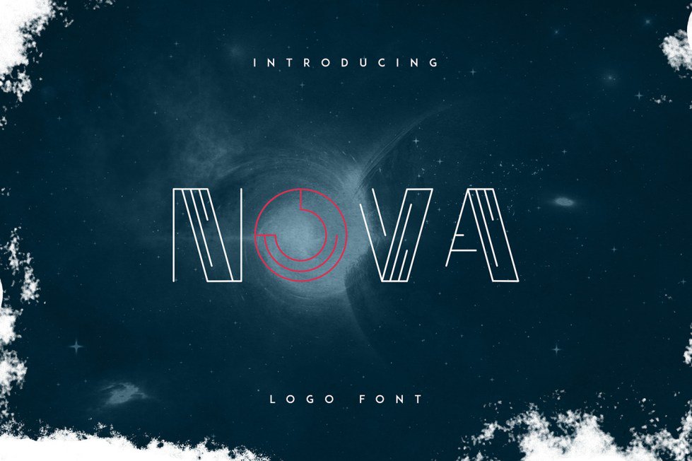 Nova logo font - fontslots.com/nova-logo-font/