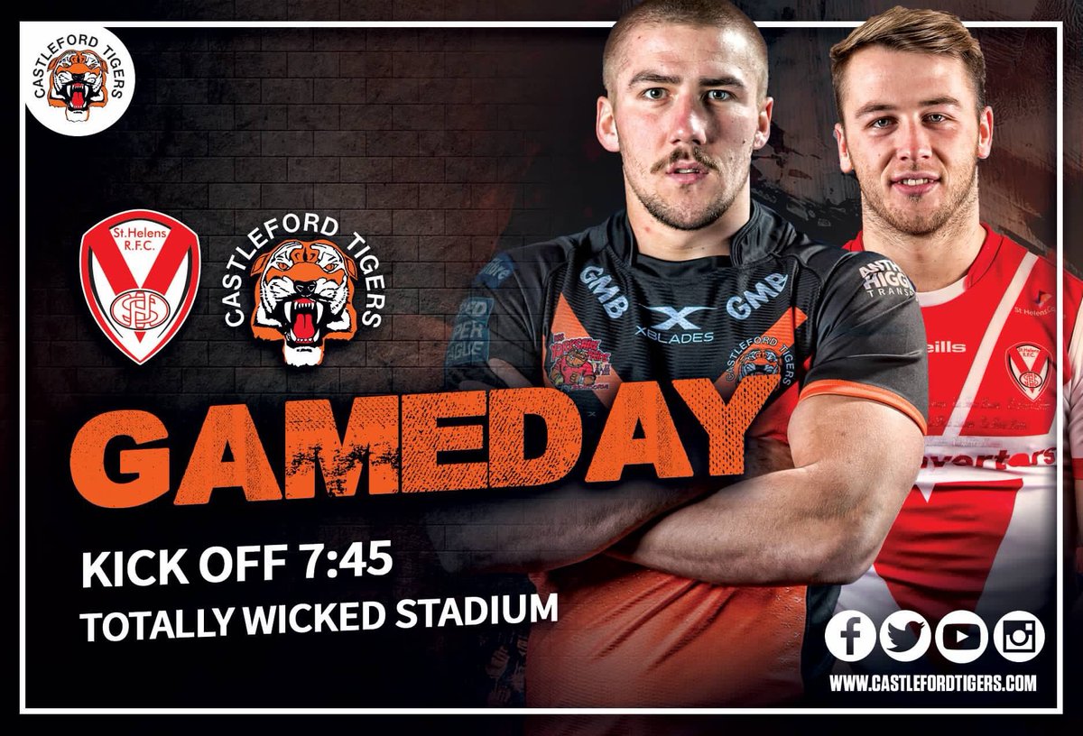 IT'S GAME DAY!!!!

Tonight’s match at <a href="/Saints1890/">St.Helens R.F.C.</a> is not on TV but you can listen live with us online here

🎧 bit.ly/2bpK2fe