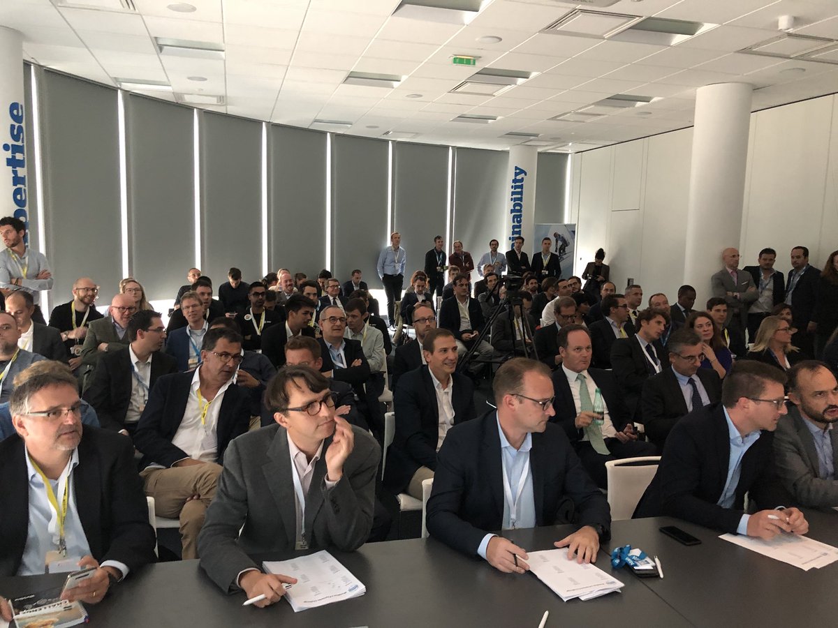 BMAEvents's tweet photo. Packed room to listen to the startups final pitches at the @WorldlineGlobal #ePaymentsChallenge #Hackathon https://t.co/o0oZht4WPH