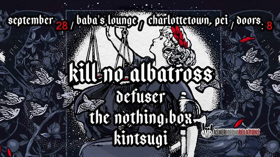 We have a great line up for you this Friday!
For Burlington-based rock band Kill No Albatross, their forthcoming EP “Speak True Evil” is a definitive statement. The record blends the accessibility of rock, the technicality of prog, and the energy of hardcore!
