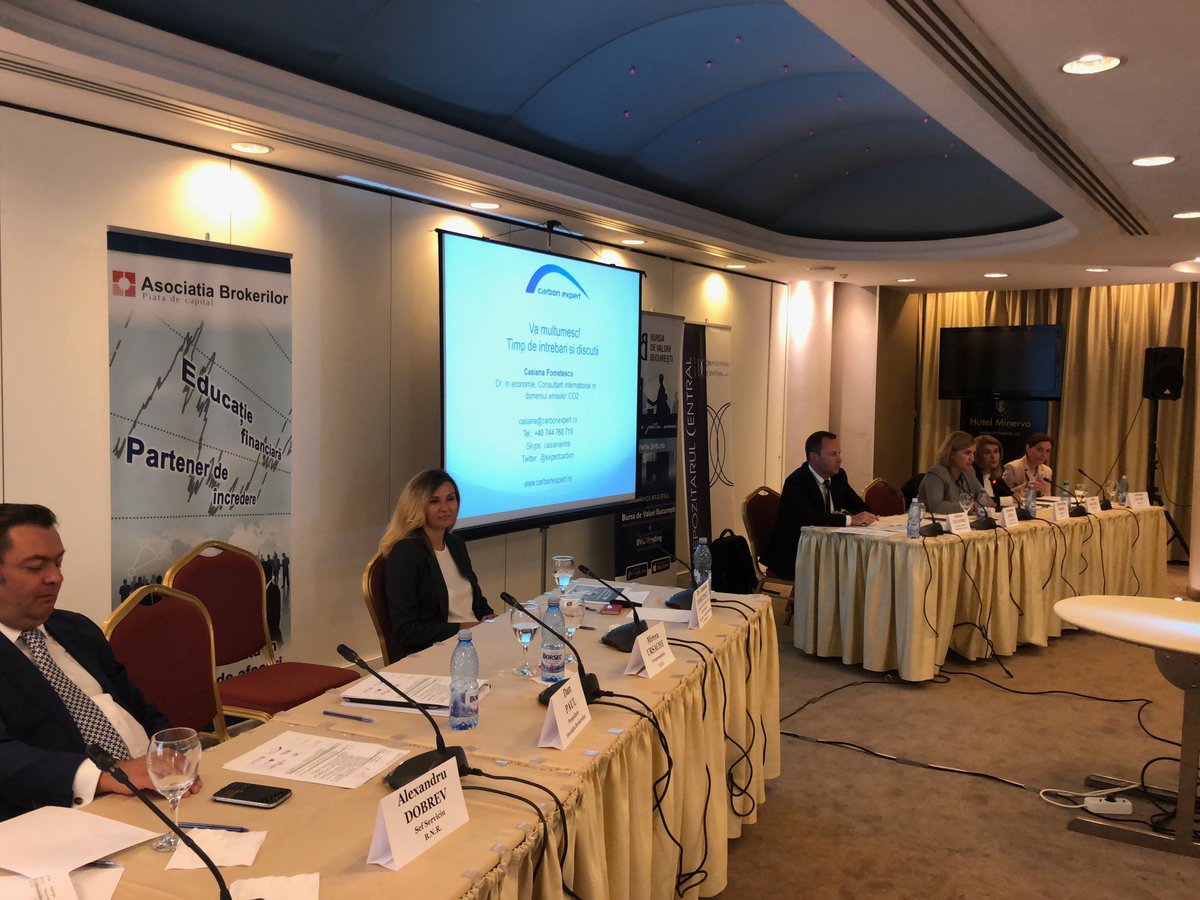 expertcarbon's tweet photo. Thank you to the Brokers’ Association from Romania for inviting me to hold the presentation on “CO2 credits - MIFID II financial instruments. Implications and opportunities.”
#carbonmarket #CO2credits #carbonexpert #CasianaFometescu https://t.co/VDUfqeLiLX