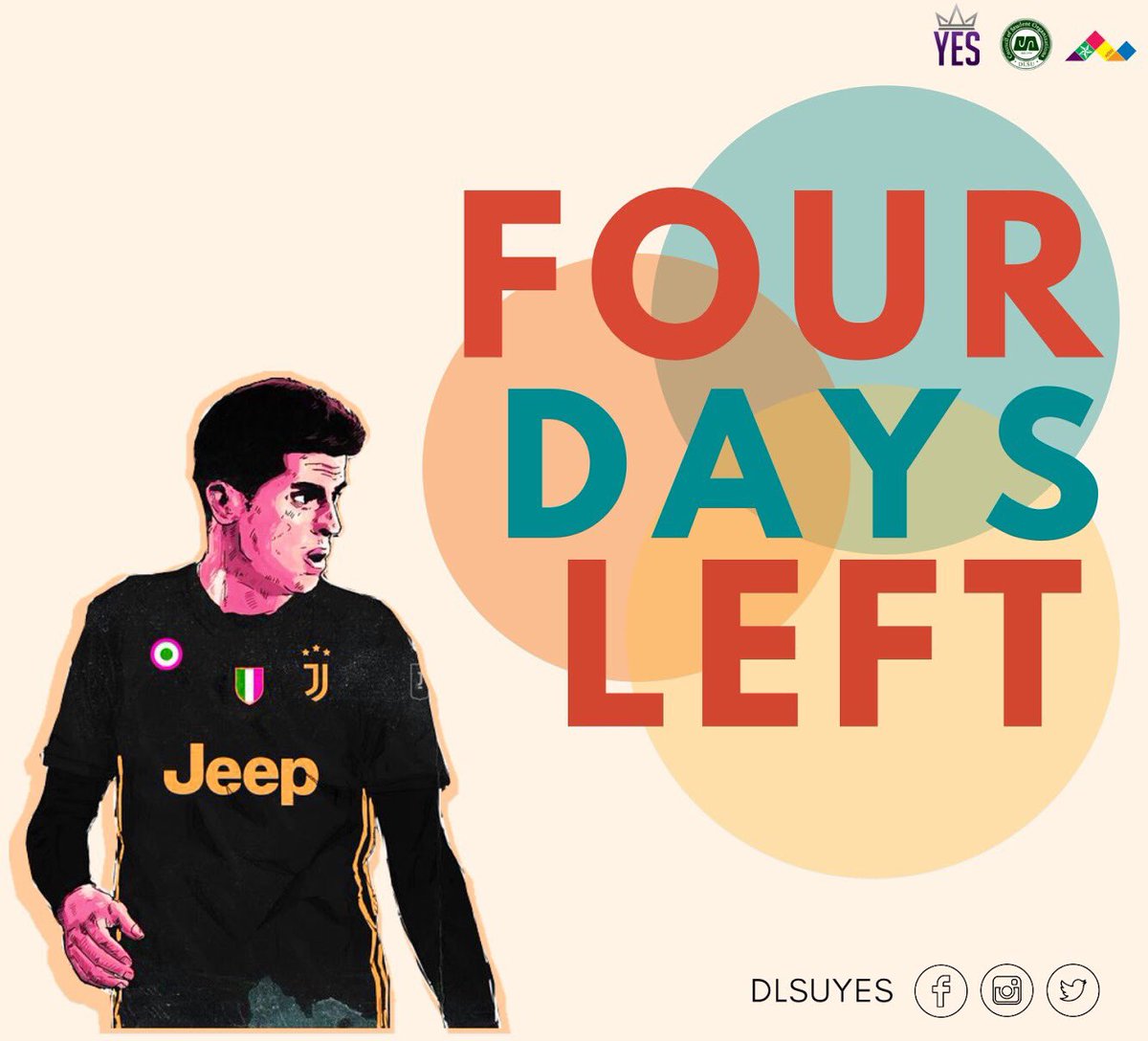 DLSUYES's tweet photo. 4 days left!

The Young Entrepreneurs’ Society wants you to be part of the YES team! Join us and expose yourself for free kicks! 

Don’t miss out the chance for a once in a year opportunity. Catch us at the Herny Sy Sr. Grounds on October 2-5, 2018! https://t.co/sKShxrFq3y