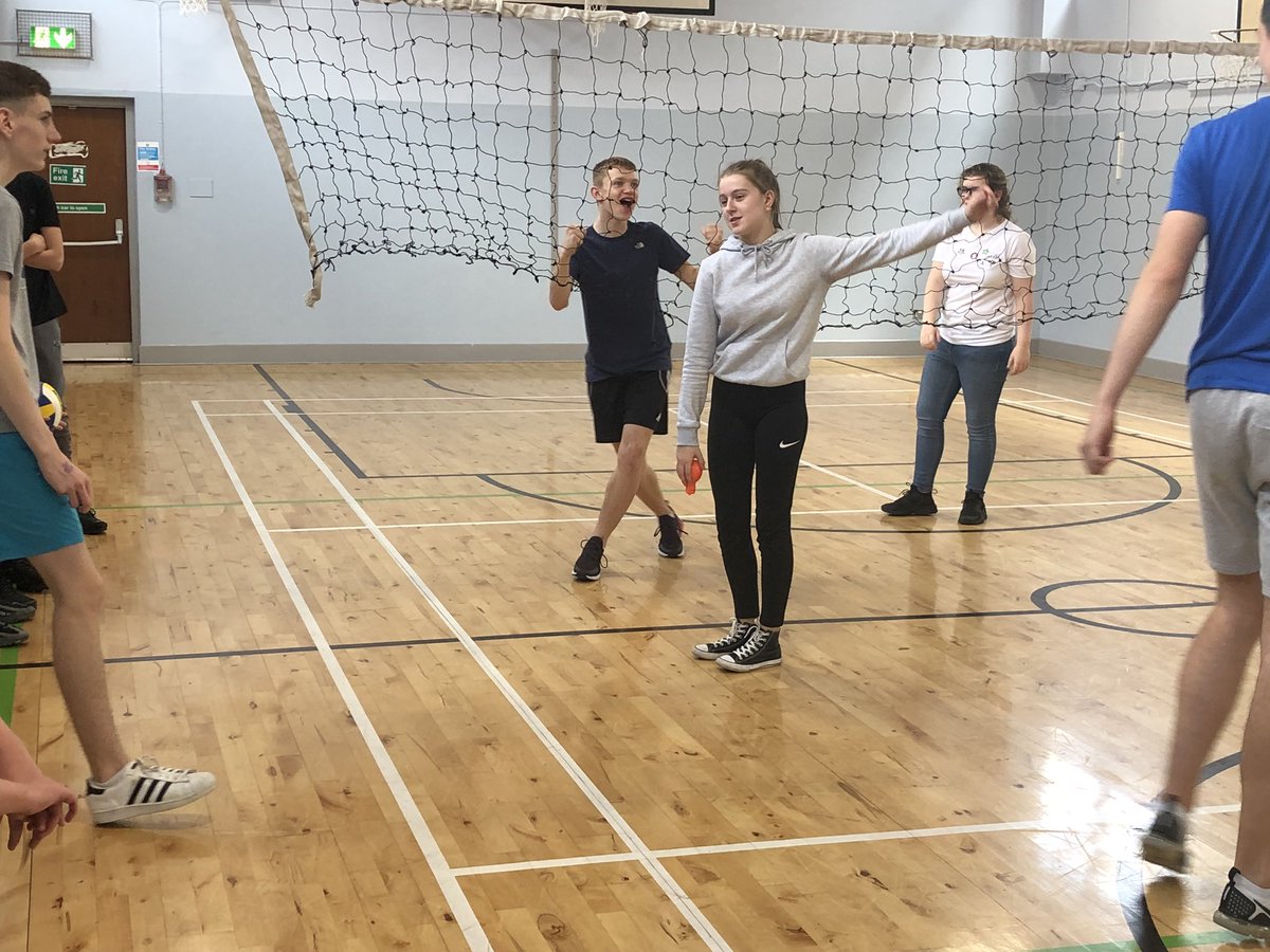 GovanPEdept's tweet image. Organising and refereeing our own games today 😃🏐 #sportsleaders #reaponsibility @GHSWiderAch