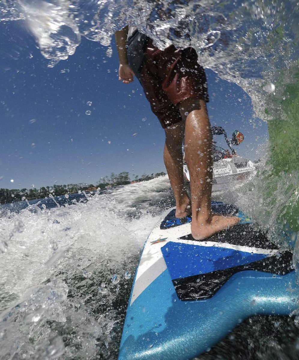 Cruisin’ into the #Nautique USA National #Wakesurf Championships presented by GM Marine Engine Technology! Stay tuned for all the action coming at you from #WacoTX this weekend! #WakesurfNationals 
🚤: @nautiqueboats 
🏄🏻‍♂️: <a href="/Ronix/">Ronix Wakeboards</a> 
💥: <a href="/rockstarenergy/">Rockstar Energy Drink</a>