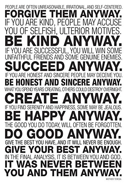 I had never seen this before, but great words of Wisdom.