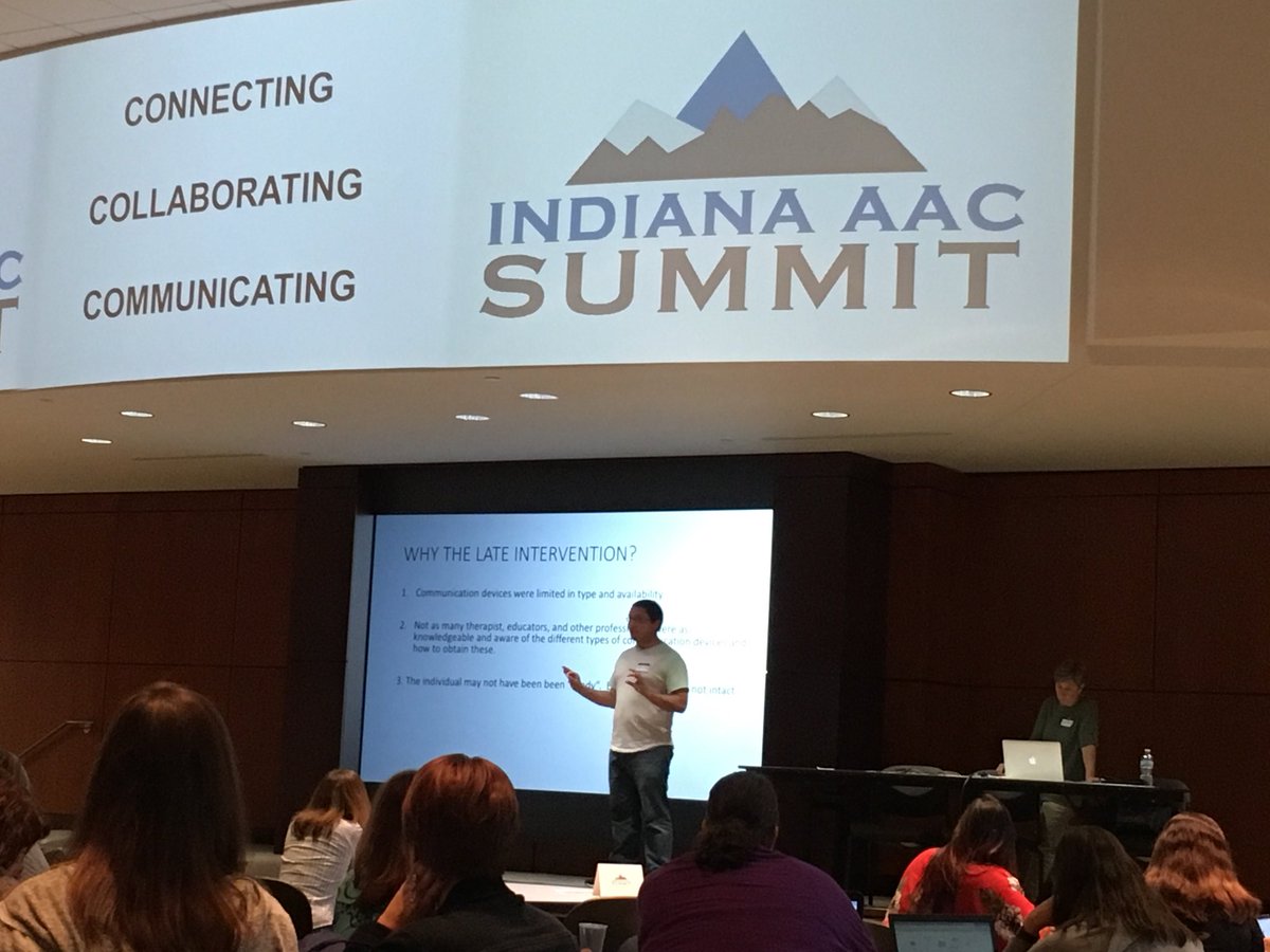 helpotherstalk's tweet photo. Learning about behavior and communication from Liz Farmer and Michael Farmer #inaacsummit https://t.co/7Zwn9oEDSR