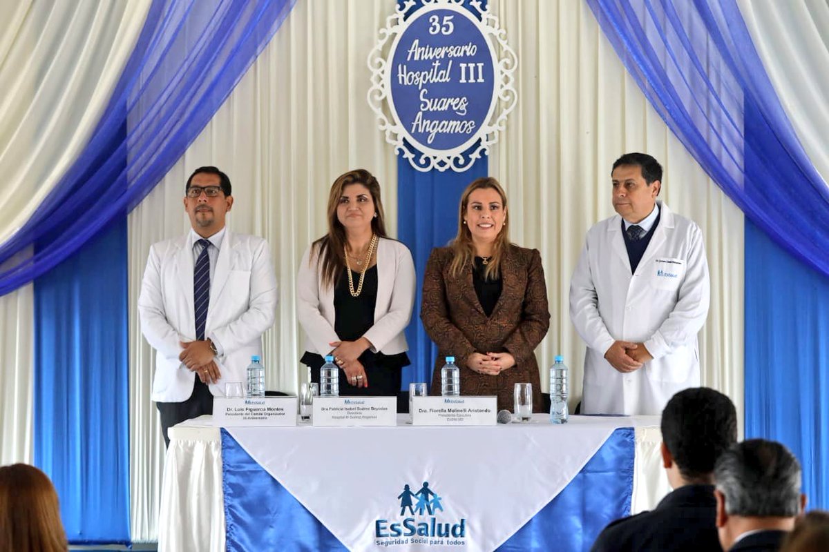 FioreMolinelli's tweet photo. Felicito a todos y cada uno de los colaboradores del #HospitalAngamos por las significativas mejoras que vienen implementando en beneficio de nuestros asegurados de @EsSaludPeru. Las mejoras se notan y nuestros asegurados lo agradecen.
¡Sigamos mejorando!
#Feliz35Aniversario https://t.co/YZzXXoC1Y4
