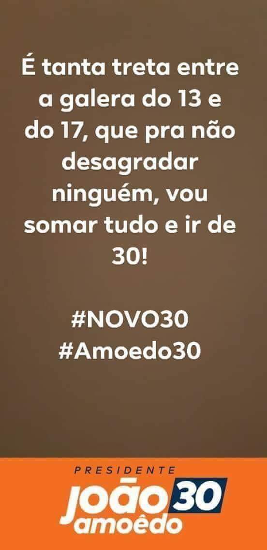 SergioGanade's tweet image. #OndaLaranja #Novo #Novo30 #PartidoNovo #Amoêdo #JoãoAmoêdo #Chequer #RogérioChequer #Renovação #Mudança #Vote30