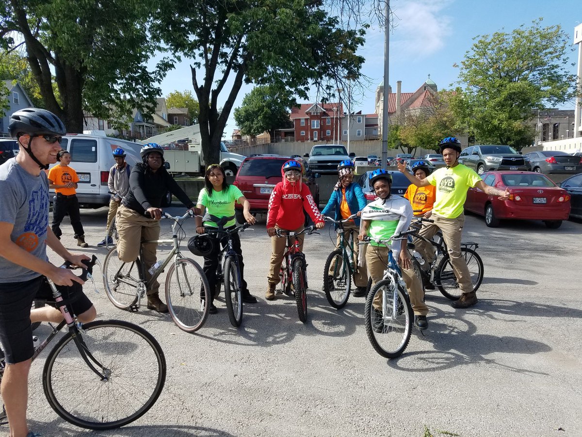 RideKCBike's tweet photo. Whether you're riding a #BCycle on the pop-up #cycletrack with Mayor David Alvey, or testing your bike-handling on @BikeWalkKC's skills course, @BetterBlockKC's Blocktoberfest on #StrawberryHill in @CityofKCK is the place to be today: https://t.co/LYbj5kUI47 https://t.co/sTi6MgrMN5
