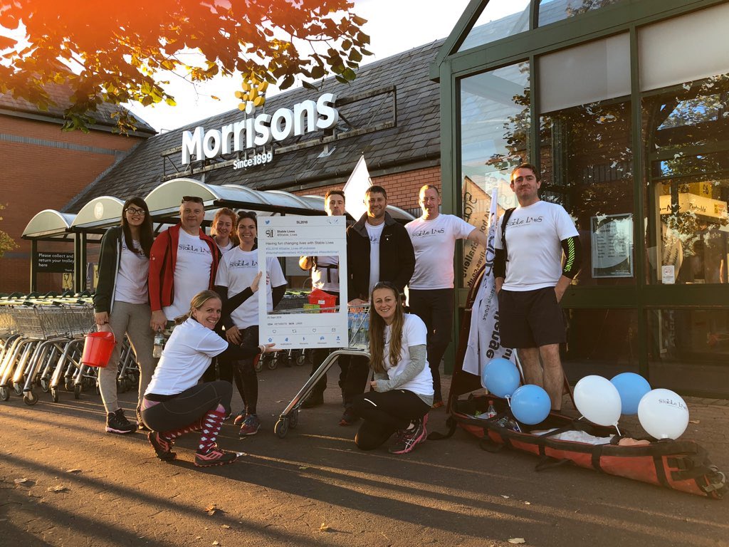 NeedleSmart's tweet photo. @Morrisons in Preston with @Stable_Lives @CALenquiries @thecliffkirby @PinchofSalts raising lots of money to change lives #MentalHealthMatters #SL2018 #Fundraiser #needlesmart https://t.co/2q7m91LS9Q