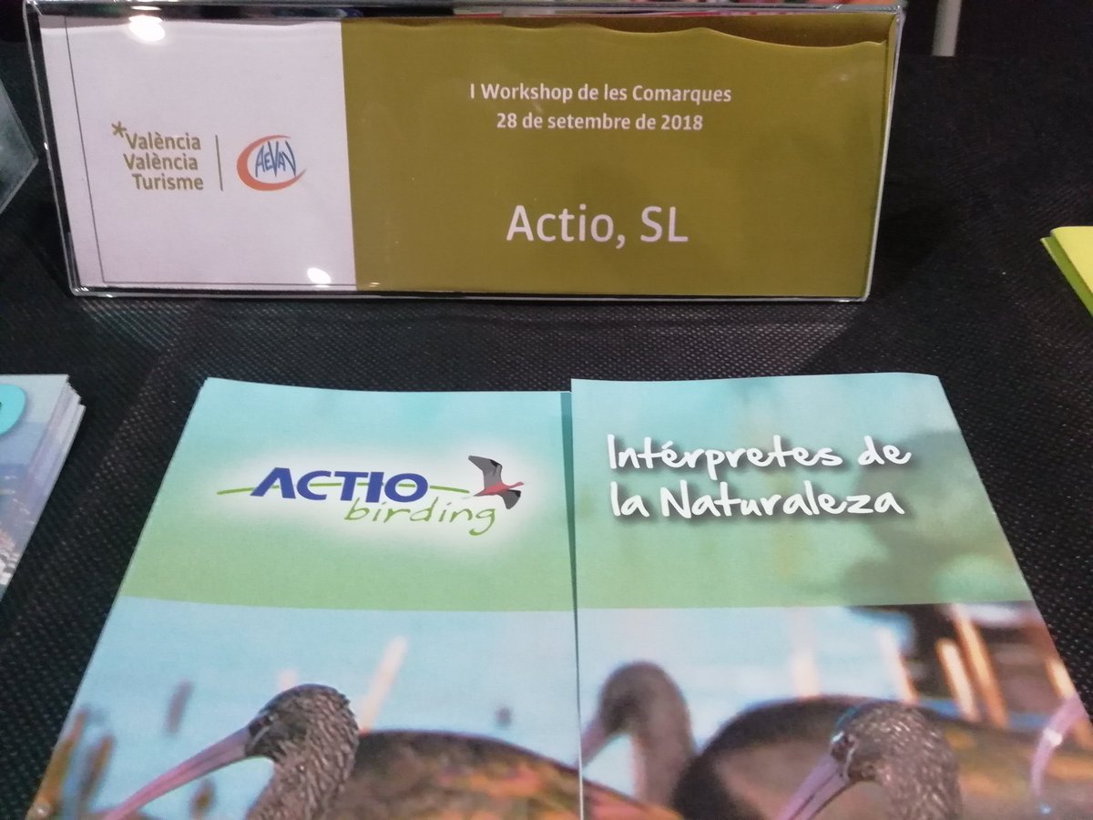 Numenius_tours's tweet photo. Todas los productos de Turismo ornitológico de @BirdingACTIO en nuestro territorio (#Birdwatching, #BirdsandWines, #Birdingfamiliar), son parte de la oferta que nuestro compañero @birdgi presenta en el #workshop organizado por @valenciaturisme en #elcubdelescomques https://t.co/TYpRRGbuTL