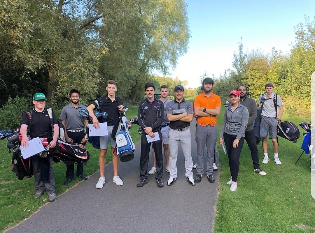 UHGolf's tweet photo. Great trial session with the new recruits on Wednesday. Great to see them all settling in so quickly into the group! ⛳ #GoHerts #UpTheStags #HertSquad https://t.co/sx9Xou6T2I