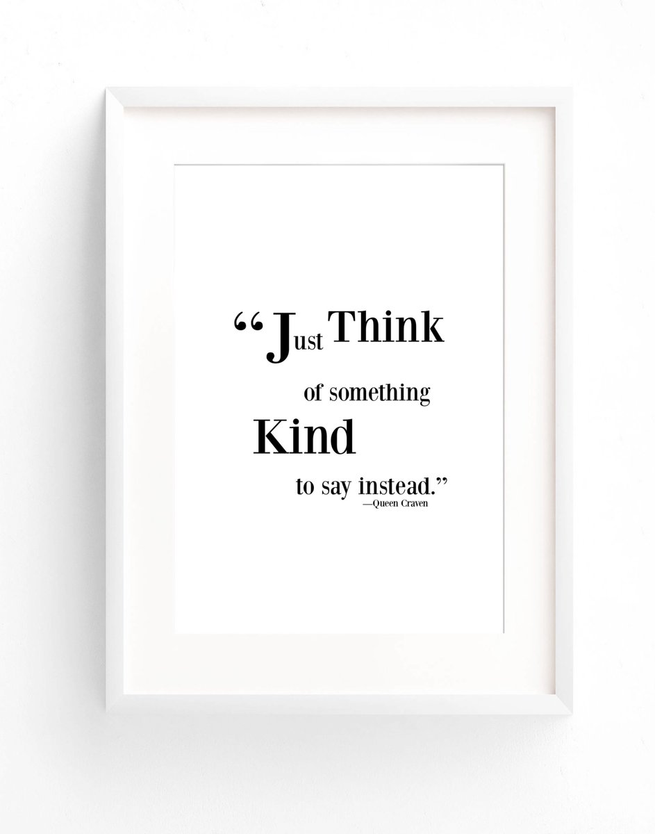 queencraven's tweet photo. Excited to share the latest #inspirationalquote addition to my #etsy shop:  https://t.co/LEEH3rbSLX #art #printable #quoteprint #birthday #christmas https://t.co/Eh9mMUr4ao