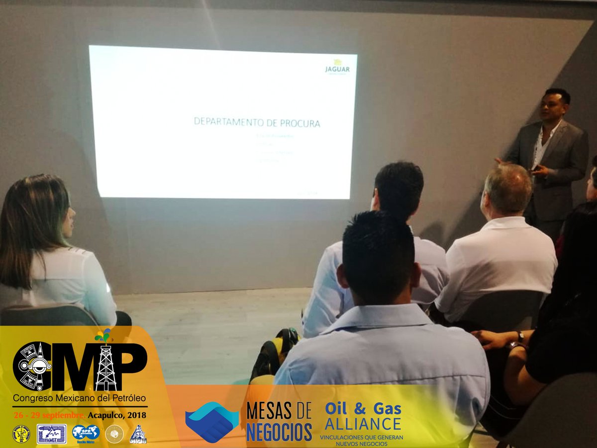 oilgasalliance's tweet photo. Para incentivar el desarrollo de los negocios y crear un ambiente de intercambio comercial, continuamos con nuestras Mesas de Negocios en el @CMP2018_oficial en Acapulco Guerrero.
#CongresoMexicanoPetroleo #CMP18 https://t.co/AOih4KJCbr