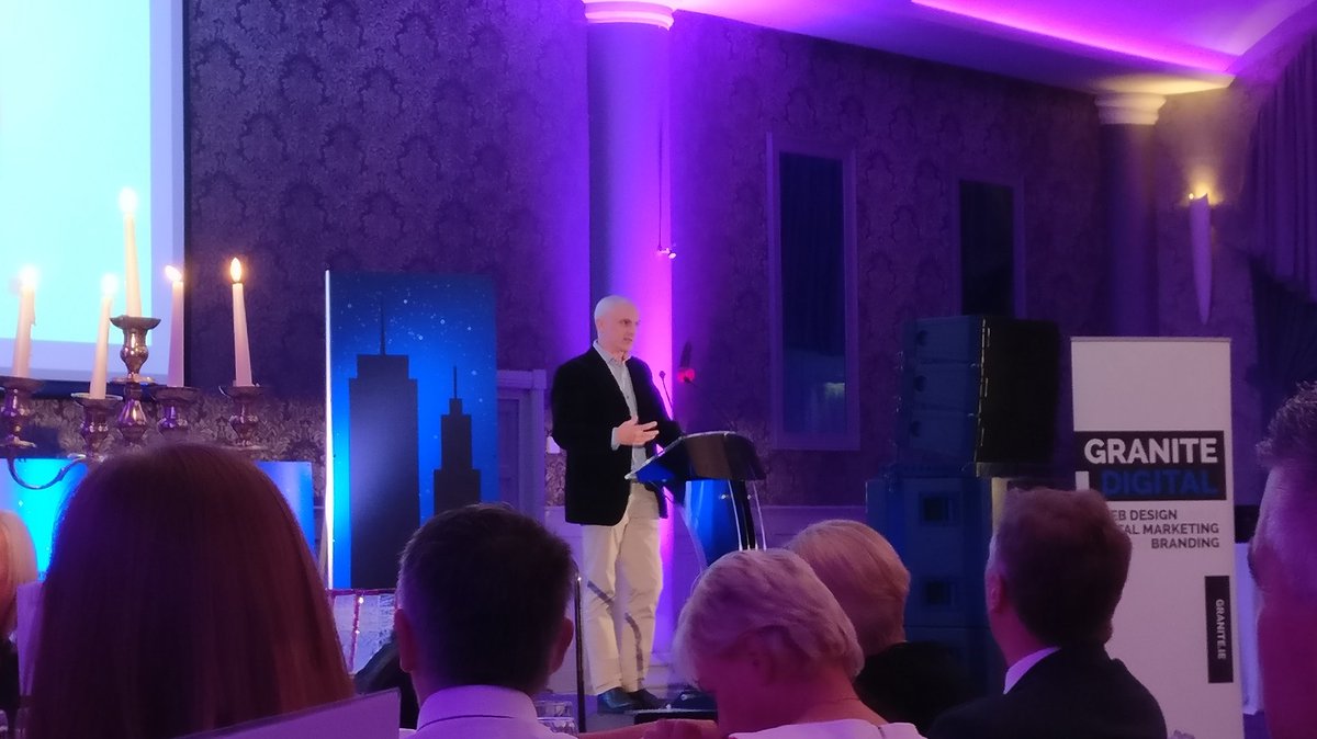 Marketing Director <a href="/sdefaoite/">Seamus White</a> opens the #digitalcork18 Awards <a href="/RochestownPark/">Rochestown Park Hotel</a>. Best of luck to all nominees! #cdma