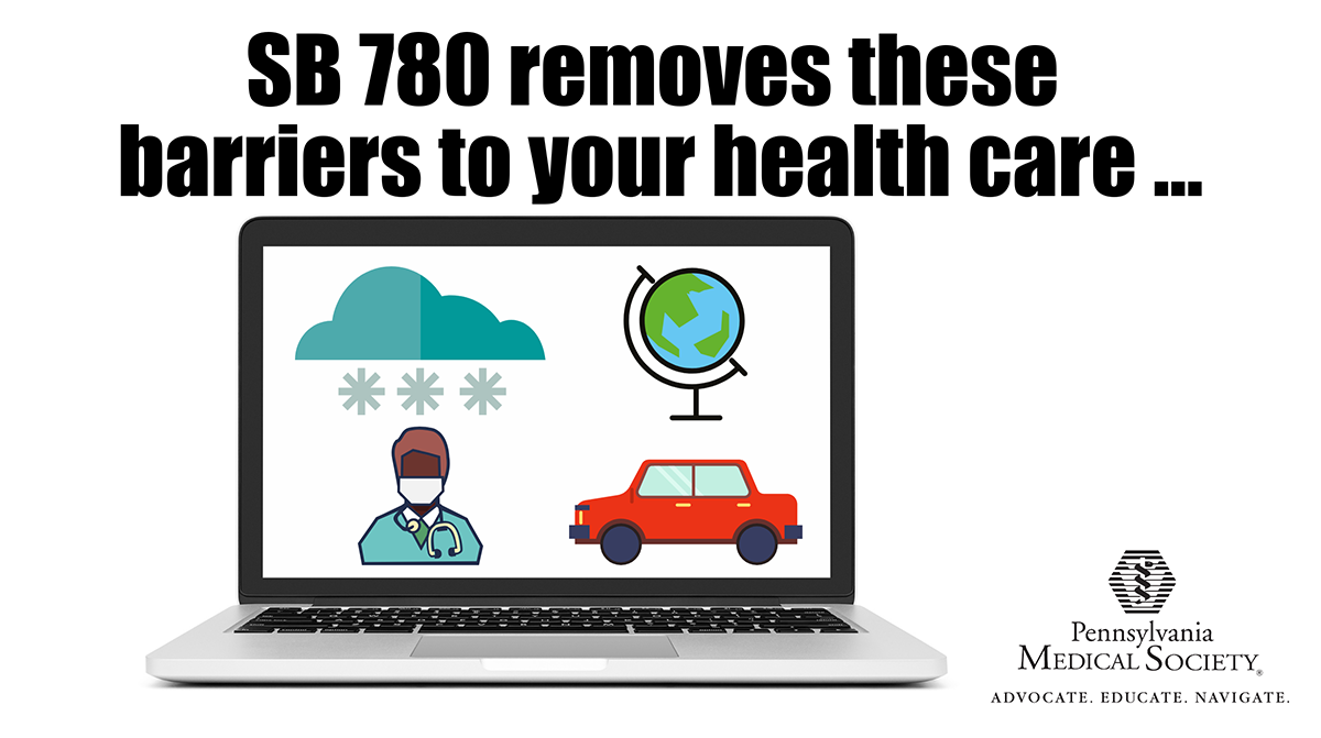 PAMEDSociety's tweet photo. Urge lawmakers to pass #SB780 to grow #telemedicine and remove the barriers that often prevent Pennsylvanians from accessing the health care they deserve - @HAPupdates @AARPPA #PaPolitics → https://t.co/2n65PCKDyx https://t.co/gfSuBNnCTM