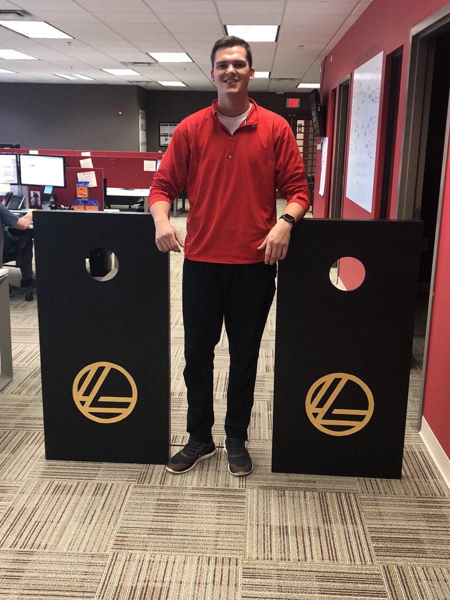 legionlogistics's tweet photo. Austin Powers, yes Austin Powers is our 2018 Legion Cornhole Champ! #WorkAtLegion #CultureWins https://t.co/KCloWAqG7N